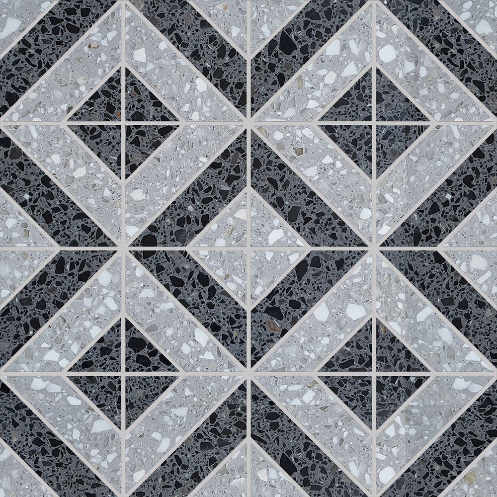TRZ 08-4 Honed Terrazzo Mosaic